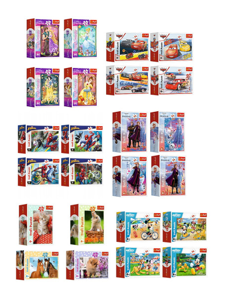 Puzzle mini 54 el. Puzzle mini 54 el.